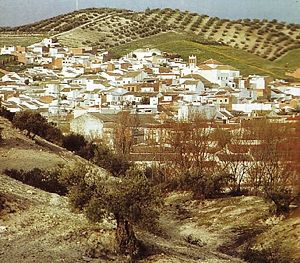 Vista parcial de Nueva Carteya al pie del Monte Horquera.jpg