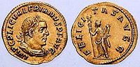 Valeriano en una moneda que conmemora a la diosa Fortuna.jpg